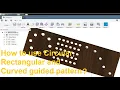 Fusion 360 for Beginners Part 10 CIRCULAR RECTANGULAR CURVE GUIDED PATTERN Fusion 360 tutorial
