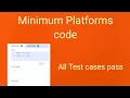 Minimum Platforms idp question all test cases passed