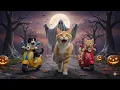 Download Lagu 🎃Mama Cat Leads Her Brave Kittens on a Spooky Halloween Adventure! 👻🐾