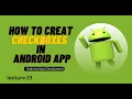 Creating Checkbox in Android App Lecture 23