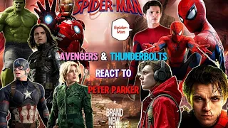 Avengers Thunderbolts React To Peter Parker Spider-Man Brand New Day Marvel Gacha React