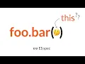 this inside method call - Part 1