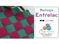 Tunisian Entrelac Crochet Rectangle EASY