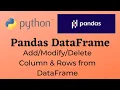 Pandas DataFrame PT-5 3 Delete Column Rows CLASS 12 Informatics Practices