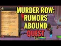 Murder Row Rumors Abound Quest WoW Midnight