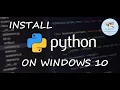 Python Tutorial How to Install Python for Beginners on Windows 10 in PC