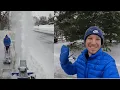 Snow Joe Battery Powered Snowblower in Action 2022