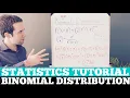 Binomial Distribution Statistics Tutorial 004