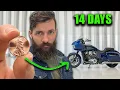 Trading 0 01 up to a MOTORCYCLE in 14 days