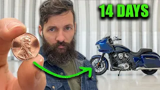 Trading 0 01 up to a MOTORCYCLE in 14 days