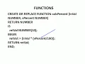 Functions