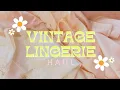 VINTAGE LINGERIE HAUL Vassarette Bali Vanity Fair More