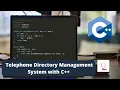 Telephone Directory Management System with C C Projects