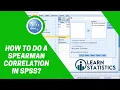 How to do a Spearman Correlation in SPSS iLearn Statistics