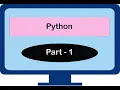 Class-8 Computer Python Part-1