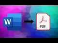 Convert doc to pdf using python for free using one line