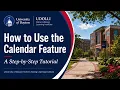 Calendar View Walkthrough