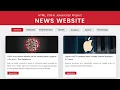 News App HTML CSS and Javascript Project