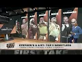 Triple H has MIXED FEELINGS about Stephen s A-List of his TOP 5 WRESTLERS EVER First Take