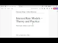 Bond Pricing by Vasicek Model in Python