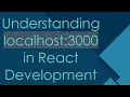 Understanding localhost 3000 in React Development