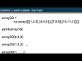 21 N DIMENSIONAL ARRAYS IN PYTHON