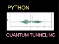 Quantum Tunneling Explained and Modeled with Numpy Python