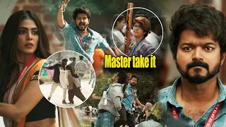 Thalapathy Vijay Saves Students in college form Political Goons | Malavika Mohanan | 90ml movies
