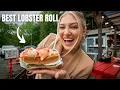 TRYING THE BEST FOOD IN BAR HARBOR MAINE lobster rolls blueberry pie popovers