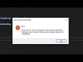 ERROR There was an error running the selected code generator package restore failed DOTNET CORE