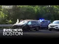 shows wild police chase on I-93 in Boston area