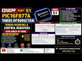 EDUCPP Part 51 PIC16F877A Timers Introduction Timer0 Working Control Registers Explained in Tamil