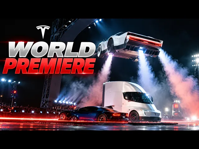 Tesla Roadster Finally Unveiled – Elon Musk's Wildest Car Yet