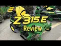 2023 John Deere Z315E Zero Turn Mower Review Walkaround