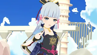  genshin impact mmd ayaka patchwork staccato