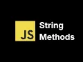 JavaScript String Methods Explained toUpperCase toLowerCase trim JavaScript Course