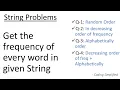 String - 19 Get the frequency of every word in given String Java Implementation