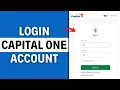 How to Login Capital One Online Bank Account LATEST GUIDE