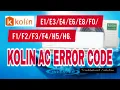Kolin ac error code