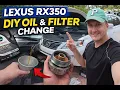 Lexus RX350 Engine Oil and Filter Change DIY Save 100 in 15 Minutes Maintenance for Longevity