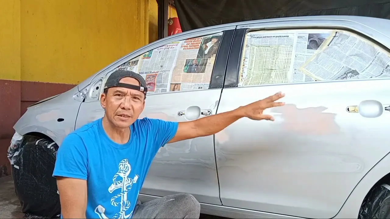 paano mag change color o mag wash over sa pag pipintura ng sasakyan.#toyota#vios.