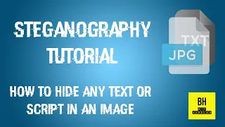 HOW TO HIDE ANY TEXT IN AN IMAGE WHAT IS STEGANOGRAPHY BIT HANDLER