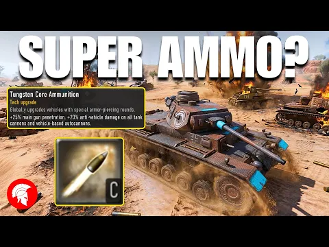 BEST DAK UPGRADE? (Tungsten Core Ammunition) - 4vs4 - Afrikakorps - Company of Heroes 3