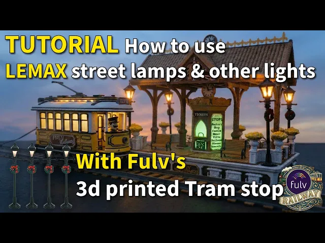 The Tram & Tram Stop (Compatible with LEGO Motors) video thumbnail