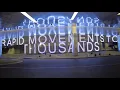 Aria Las Vegas Parking Garage Wall of Text 2021