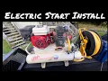 Adding Electric Start to a Small Engine Honda gx160
