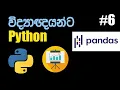 Using Pandas to read data Python for Scientists Python Sinhalen
