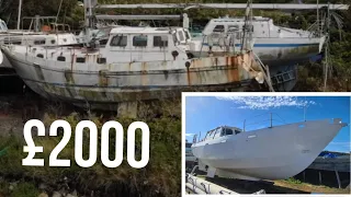 £2000 Yacht TIMELAPSE TRANSFORMATION – 16months in minutes  #76