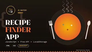 Build a Recipe Finder App with JavaScript API HTML CSS JS Project
