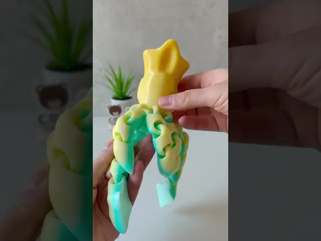 Flexi Grumpy Squid / Glass Eyes / Print in Place video thumbnail